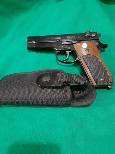 MGC.モデルガン.SW.M-39ホルスター付き。