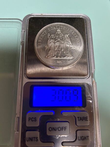 50フラン銀貨 美品
