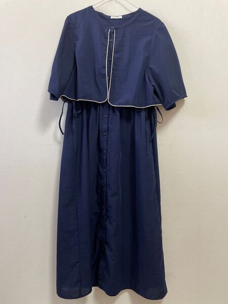 earth music&ecology Premium Labelワンピース ロング シャツワンピース 半袖