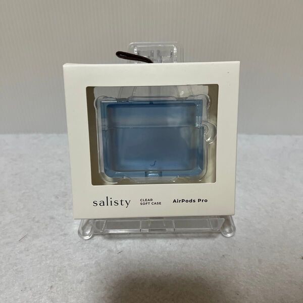 Salisty AirPodsPro イヤホンケース クリアブルー