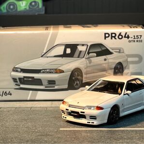 ポップレース 1/64 日産 スカイライン GT-R ニスモ R32 POP RACE