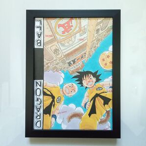 ドラゴンボール 岸本斉史 イラスト ポスター 額付き