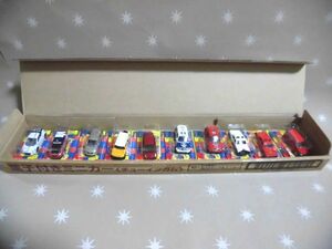 2013 year 10 pcs. set MajoRette Pajero Impala FJ Cruiser CRZ Prius Harrier Renault mail truck patrol car fire fighting .. Tomica size modified 