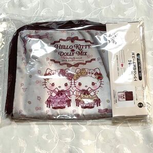 未使用 サンリオ キティちゃん 圧縮できるトラベル収納ケース 衣類入れ ピンクブラウン