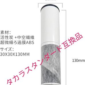 【未使用】フィルター 浄水栓用互換カートリッジ SFC0002T ZSRJT002R12BC 浄水器水栓 交換用1本セット/互換品