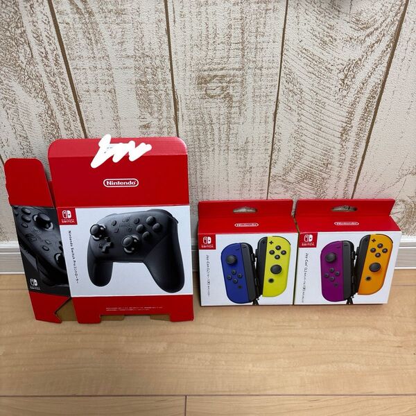 【空箱】任天堂 Switch Proコントローラー Joy-Con ジョイコン 空箱のみ