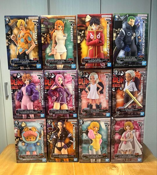 ワンピース DXF フィギュア ルフィ チョッパー ナミ ゾロ ロビン リリス ボニー ステューシーなど 12体セット