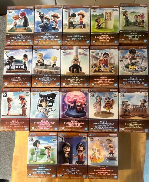 ワンピース ワールドコレクタブルフィギュア ログストーリーズ 18個セット