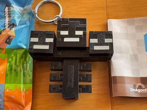 マインクラフト フィギュアキーチェーン ウィザー デアゴスティーニ