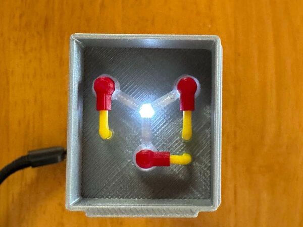 3Dプリント作品 ミニチュア次元転移装置作成キット バックトゥーザフューチャー キーホルダー
