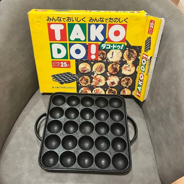 鉄鋳物 たこ焼き用 鉄板 25穴TAKO-DO! 池永鉄工 キャンプ たこ焼きプレート