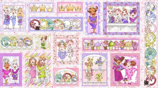 ロラライハリス生地 Royal Tea パネル