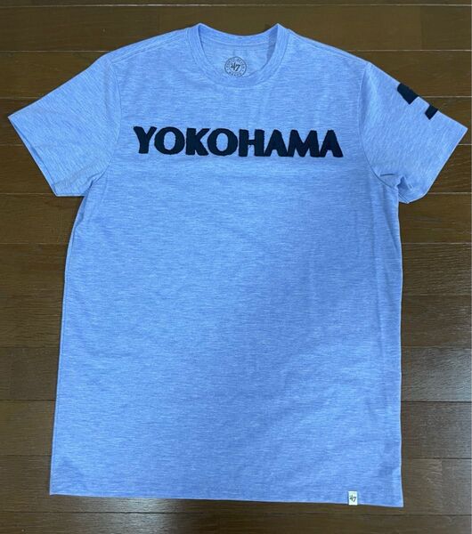 '47 横浜DeNA ベイスターズ 5周年記念YOKOHAMA ロゴTシャツ ライトブルー