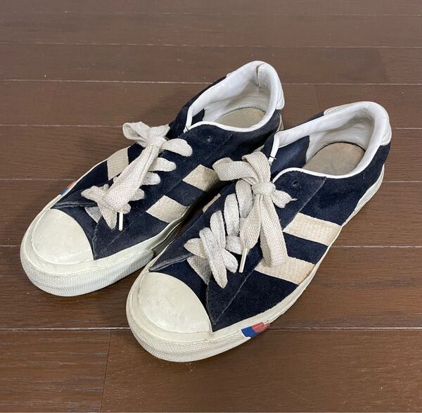 90S プロケッズ ロイヤルプラスヴィンテージ コロンビア製 サイズ26cm スニーカー ネイビー ホワイト レッド 汚れあり