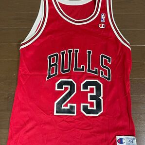 90S Champion BULLS ブルズマイケルジョーダン 23番 ユニフォーム レッド 44 JORDAN チャンピオン