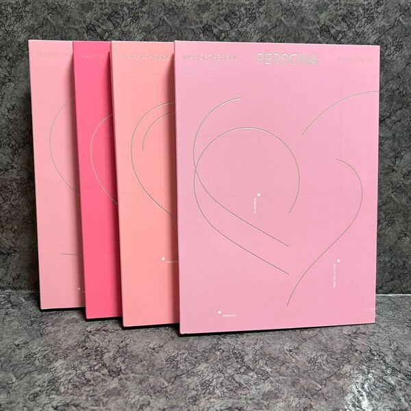 未使用】BTS MAP OF THE SOUL PERSONA 4形態セット【公式CD album