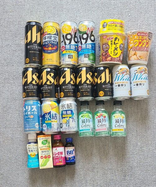 アサヒザビタリスト、鏡月など