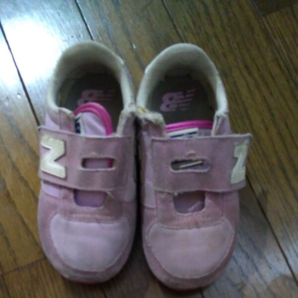 New Balance キッズスニーカー ピンク17cm