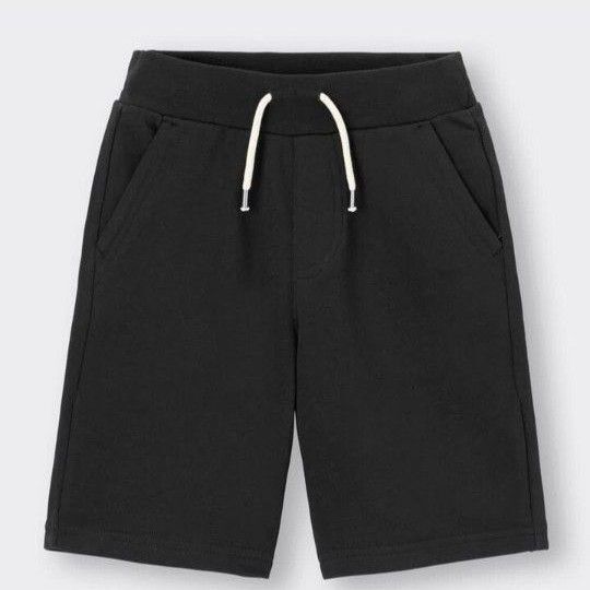 ジーユーguスウェットハーフパンツ ブラック110サイズ