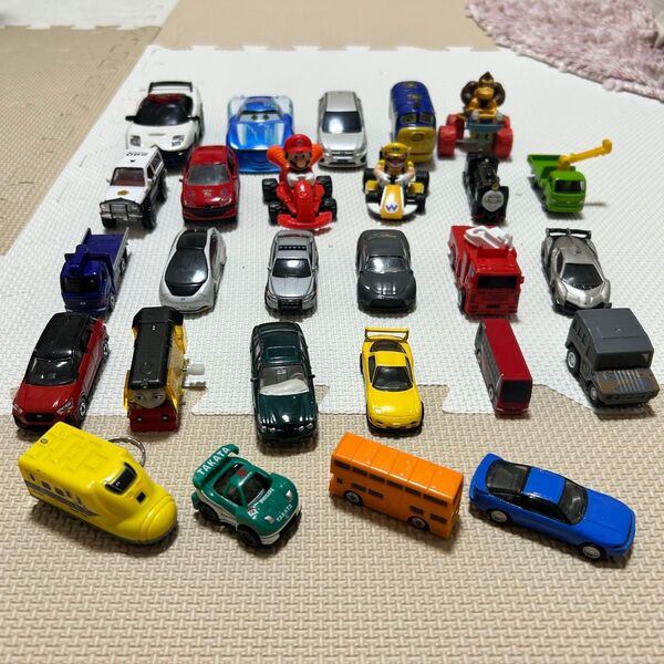 【特価!!】車 まとめ売り ミニカー チャギントン マリオカート トーマス 27体 セット