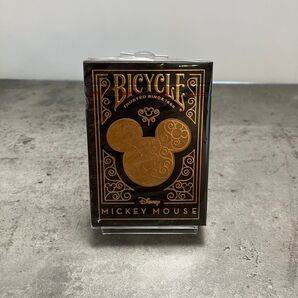 未使用品☆bicycle トランプ Mickey Mouse ミッキーマウス 金