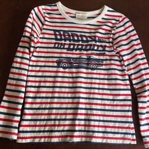 ロンT ボーダー柄 長袖Tシャツ 長袖 130 ダディオーダディ
