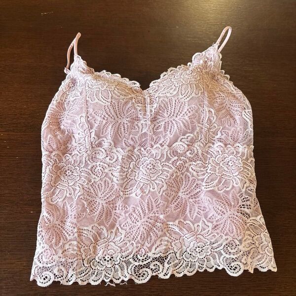 GU キャミソール S レース カップ付きキャミ