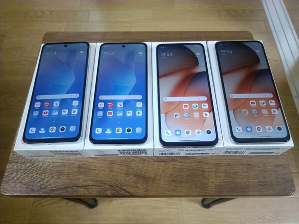 【美品】4台セット Redmi 12 5G 6.8インチ メモリー4GB ストレージ128GB XIG03