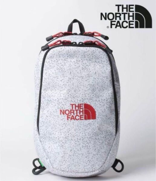 新品ノースフェイスTHE NORTH FACE 人気ボディバッグ グレー スプレー柄 メンズ レディース バックパック