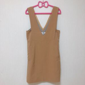 *1回のみ着用*MINIMUM/ジャンバースカート・ワンピース キャメル