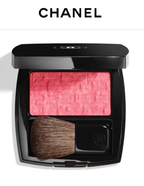 【超美品】CHANEL レティサージュ チーク 90 ツイード ピンク パラダイス