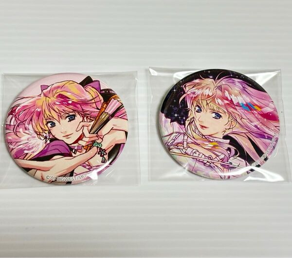マクロス マクロスF マクフェス 超時空フェスティバル 缶バッジ コレクション シェリル アンコール オンステージ 2点セット