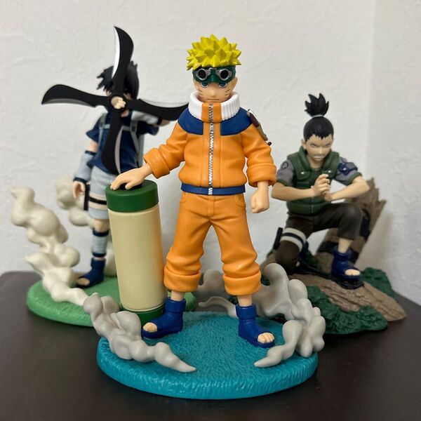 NARUTO ナルト うずまきナルト うちはサスケ 奈良シカマル フィギュア