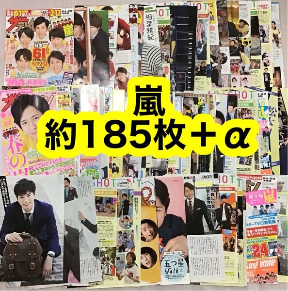 嵐 大量 2016年 ザテレビジョン 切り抜き テレビ誌 大野智 二宮和也 相葉雅紀 櫻井翔 松本潤 コレクション