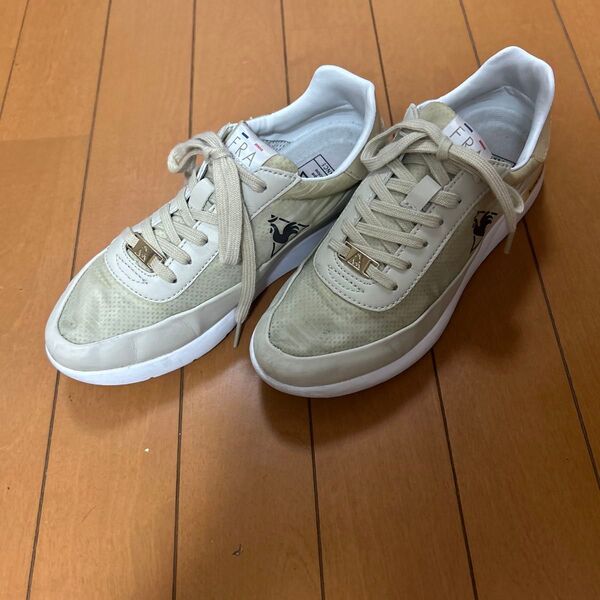 le coq sportif スニーカー ベージュ 23㎝