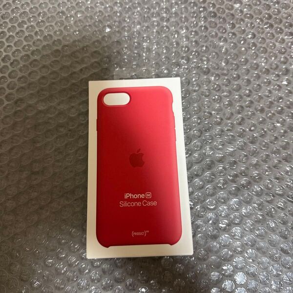 即日発送!最安値!新品★ Apple アップル 純正 iPhone 7 / 8 / SE シリコンケース・レッド
