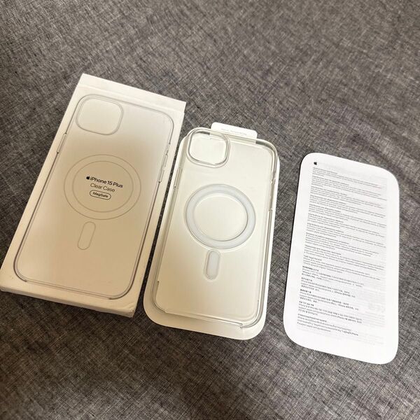 即日発送!最安値!Apple アップル 純正 ☆ iPhone 15 Plus クリアケース ☆ 極美品