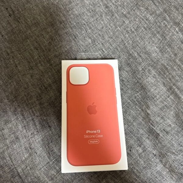 即日発送!最安値!★新品★ Apple アップル 純正 iPhone 13 シリコンケース・ピンクポメロ