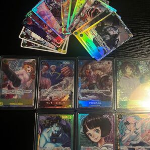 お得!ワンピースカードSRパラレル、リーダーパラレル、SEC、SRまとめ売り!全21枚