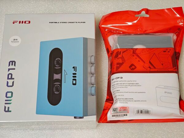 新品 FiiO CP13 透明 Transparent 純正ケース セット ポータブル カセットプレイヤー