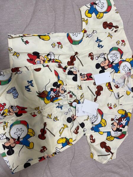 しまむら リトシー セットアップ レトロ ディズニー ミッキー ミニー ディズニー 半袖