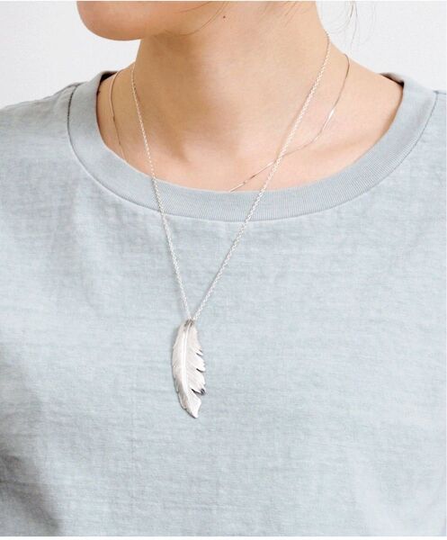 Manon Jewelry Feather ネックレス シルバー