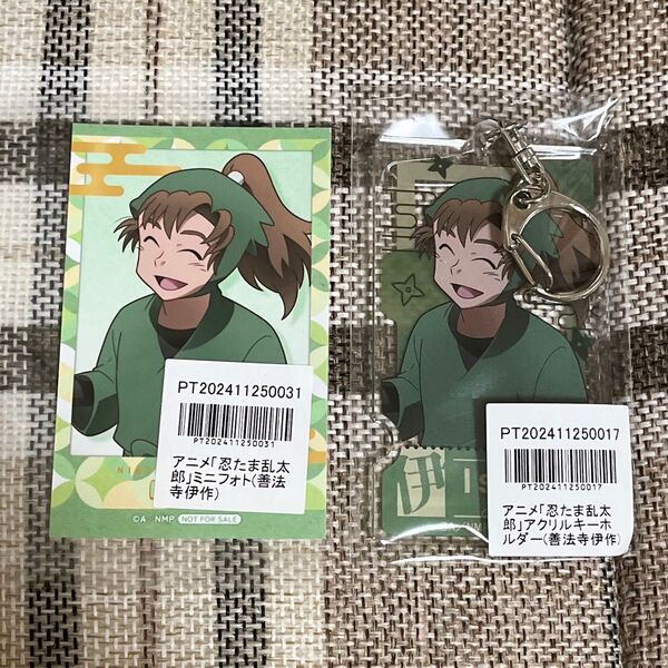 忍たま乱太郎 アニメイトポイント アクキー ミニフォト カード 善法寺伊作