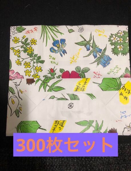 【新品未使用】六花亭 紙袋 手提げ 300枚セット ショッパーバッグ まとめ売り