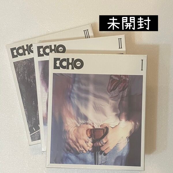 新品 BTS JIN ジン ECHO I II III 3形態セット 抜けなし 公式 未開封 CD