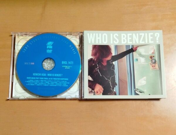 浅井健一 WHO IS BENZIE?(初回限定盤)DVD+フォトブックのみ