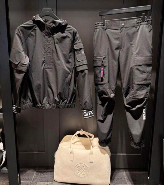 ジーフォア ゴルフ ウェア メンズ セットアップ ジャケット パンツ 2点セット