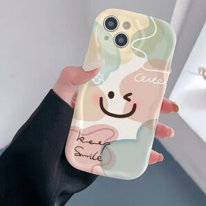 Redmi12 5Gケース ピンク かわいい スマイル