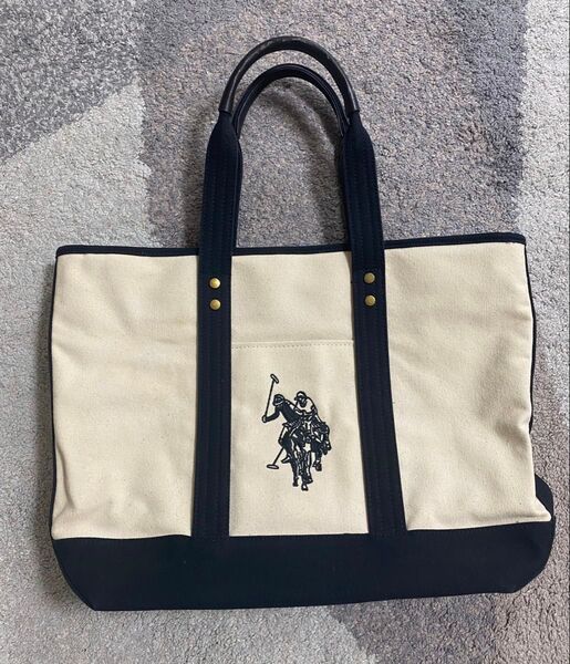 U.S.POLO ASSN. キャンバス トートバッグ