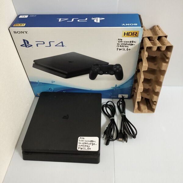 24時間以内発送 中古動作品 PlayStation4 ジェット・ブラック 1TB CUH-2200BB01